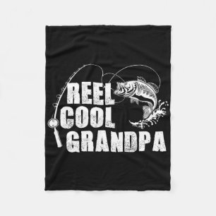 Supersnelle opa - Visgeschenk voor vader of opa Fleece Deken