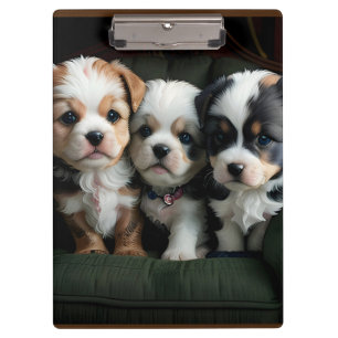 Supersnelle Puppies op de Bank 2 Klembord