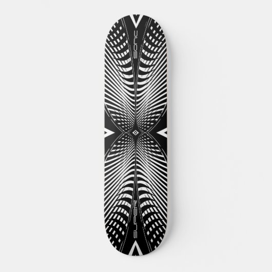 Supersone Zwarte Persoonlijk Skateboard (Voorkant)