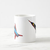 Supersonic Airforce Jet-Fighter Design for Pilots Koffiemok (Center)