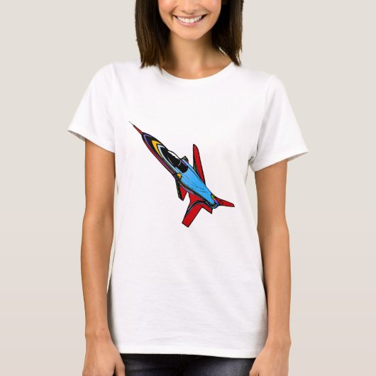 Supersonic Airforce Jet-Fighter Design for Pilots T-shirt (Voorkant)