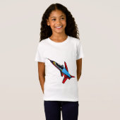 Supersonic Airforce Jet-Fighter Design for Pilots T-shirt (Voorkant volledig)