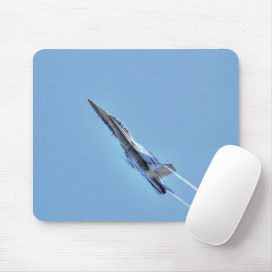 Supersonic Airforce Jet-Fighter Designer Gift Muismat (Met muis)