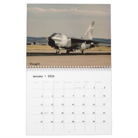 Supersonic Attack YA-7F Corsair II Kalender (Jan 2026)