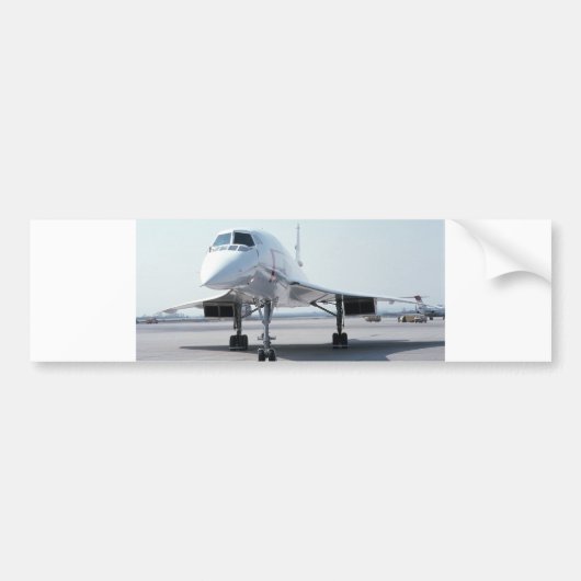 Supersonic Concorde Bumpersticker (Voorkant)