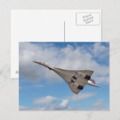 Supersonic Concorde G-BOAB Briefkaart (Voorkant / Achterkant)