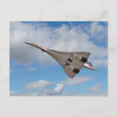Supersonic Concorde G-BOAB Briefkaart (Voorkant)