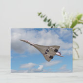 Supersonic Concorde G-BOAB Invitation card Kaart (Staand voorkant)