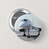 Supersonic Concorde Ronde Button 5,7 Cm (Voorkant /achterkant)