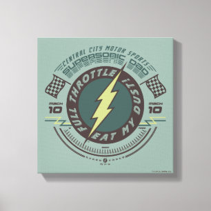 Supersonic Dad - Central City Motor Sports Canvas Afdruk