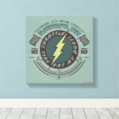 Supersonic Dad - Central City Motor Sports Canvas Afdruk (Insitu (Houten vloer))