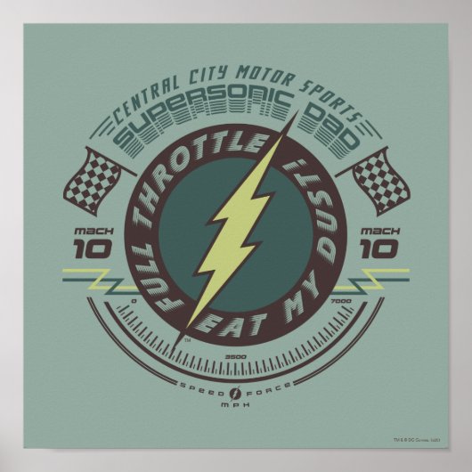 Supersonic Dad - Central City Motor Sports Poster (Voorkant)