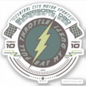 Supersonic Dad - Central City Motor Sports Sticker (Voorkant)