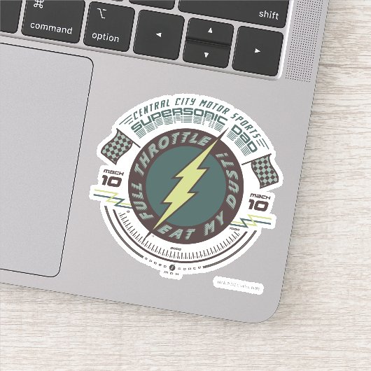 Supersonic Dad - Central City Motor Sports Sticker (Detail)