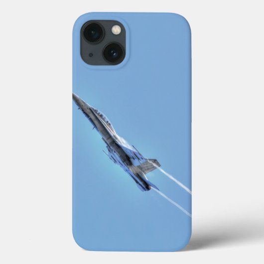 Supersonic F-18 Jet-Fighter Design for Pilots Case-Mate iPhone Case (Achterkant)