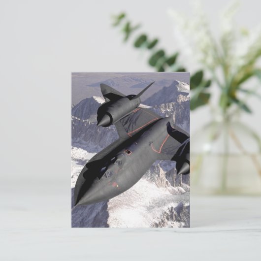 Supersonic Fighter Jet Briefkaart (Staand voorkant)