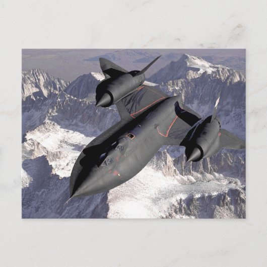 Supersonic Fighter Jet Briefkaart (Voorkant)
