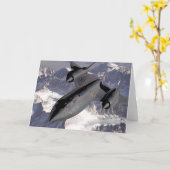 Supersonic Fighter Jet Kaart (Gele Bloem)