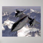 Supersonic Fighter Jet Poster (Voorkant)