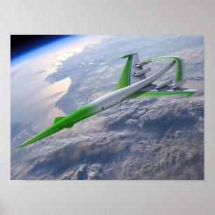Supersonic Green Machine Poster