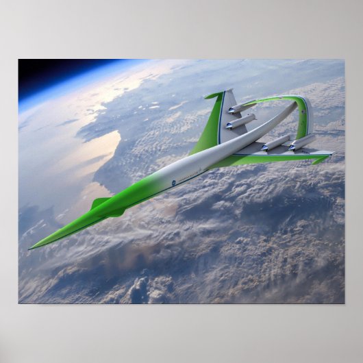 Supersonic Green Machine Poster (Voorkant)