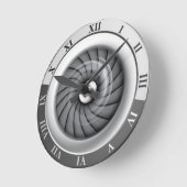 Supersonic Jet Engine wandklok (Hoek)