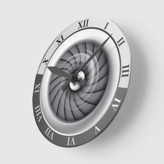 Supersonic Jet Engine wandklok (Hoek)