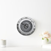 Supersonic Jet Engine wandklok (Huis)