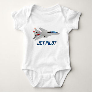 Supersonic Jet-Fighter Design for Kids Romper