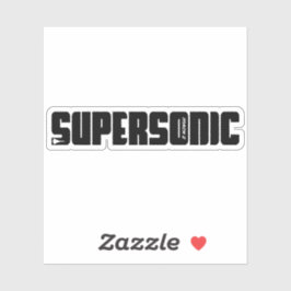 Supersonic Jet Vliegtuig Sticker