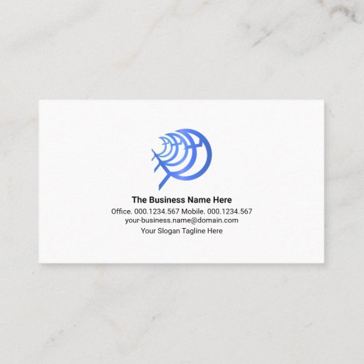 Supersonic Yacht Marine Game Gevist Visitekaartje (Achterkant)