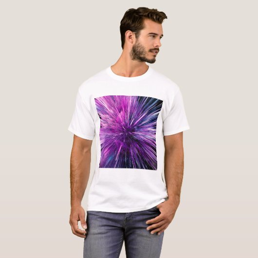supersonisch abstract t-shirt (Voorkant volledig)