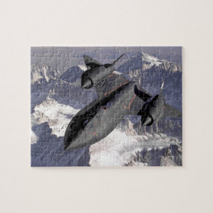Supersonisch gevechtsvliegtuig legpuzzel