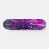 Supersonisch - prachtig paars persoonlijk skateboard (Horizontaal)