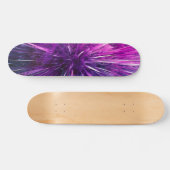 Supersonisch - prachtig paars persoonlijk skateboard (Horizontaal)