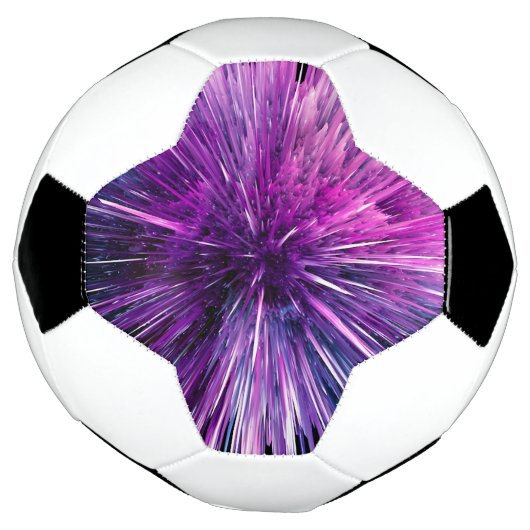 Supersonisch - prachtig paars voetbal (Gedraaid)