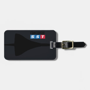 Supersonisch transportvliegtuig bagagelabel