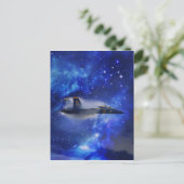Supersonische geluidsbarrière briefkaart (Staand voorkant)