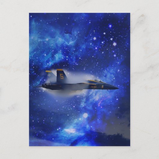 Supersonische geluidsbarrière briefkaart (Voorkant)