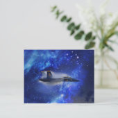 Supersonische geluidsbarrière briefkaart (Staand voorkant)