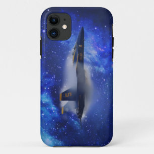 Supersonische geluidsbarrière jet iPhone 11 hoesje