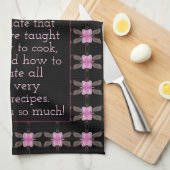 Superspeet cadeau voor mama theedoek (Quarter Fold)