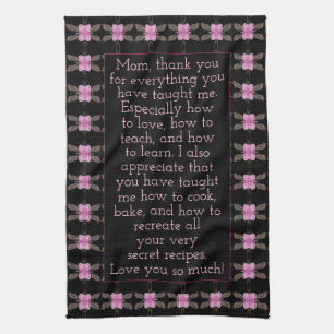 Superspeet cadeau voor mama theedoek