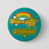 Superstar Archeoloog Ronde Button 5,7 Cm (Voorkant)