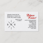 SUPERSTAR-BEVORDERINGEN. VISITEKAARTJE (Achterkant)