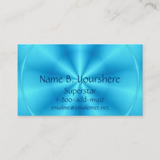 Superstar Blueberry Color Visitekaartje (Voorkant)