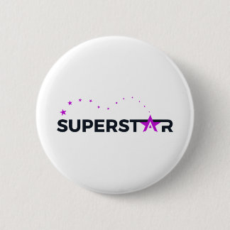 Superstar Bouncing Pink Ronde Button 5,7 Cm