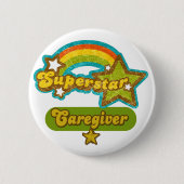 Superstar Caregiver Ronde Button 5,7 Cm (Voorkant)
