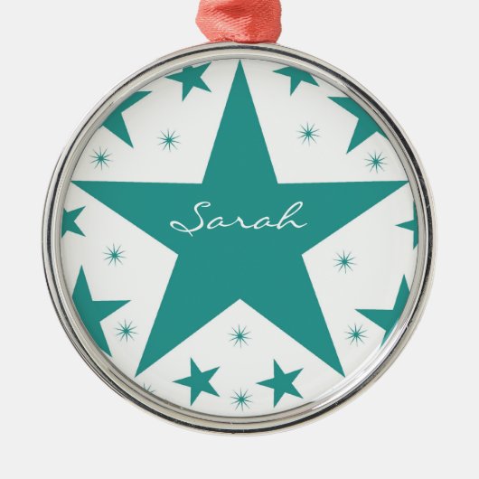 Superstar Collectie Premium Round Ornament (Voorkant)