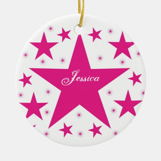 Superstar Collectie Round Ornament (Voorkant)